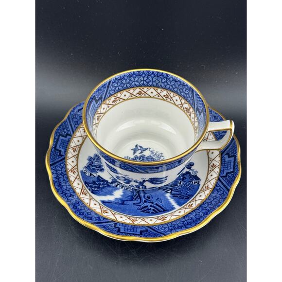 Real Old Willow Cup & Saucer by Royal Doulton - Picture 3 of 7